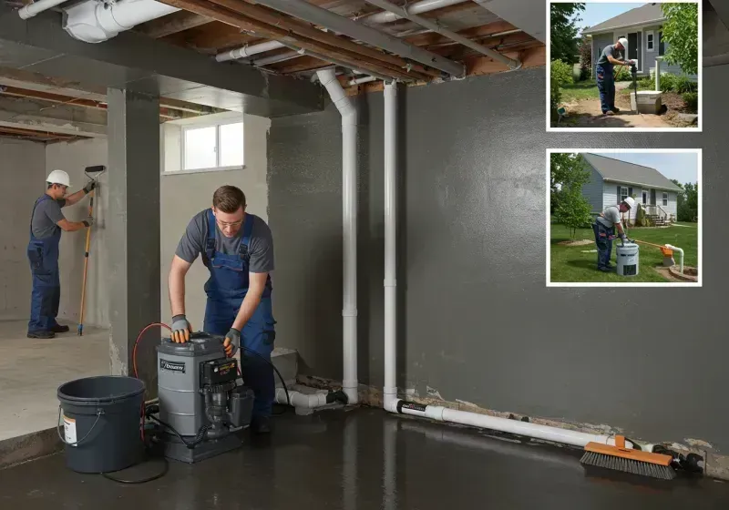 Basement Waterproofing and Flood Prevention process in Ferry Pass, FL